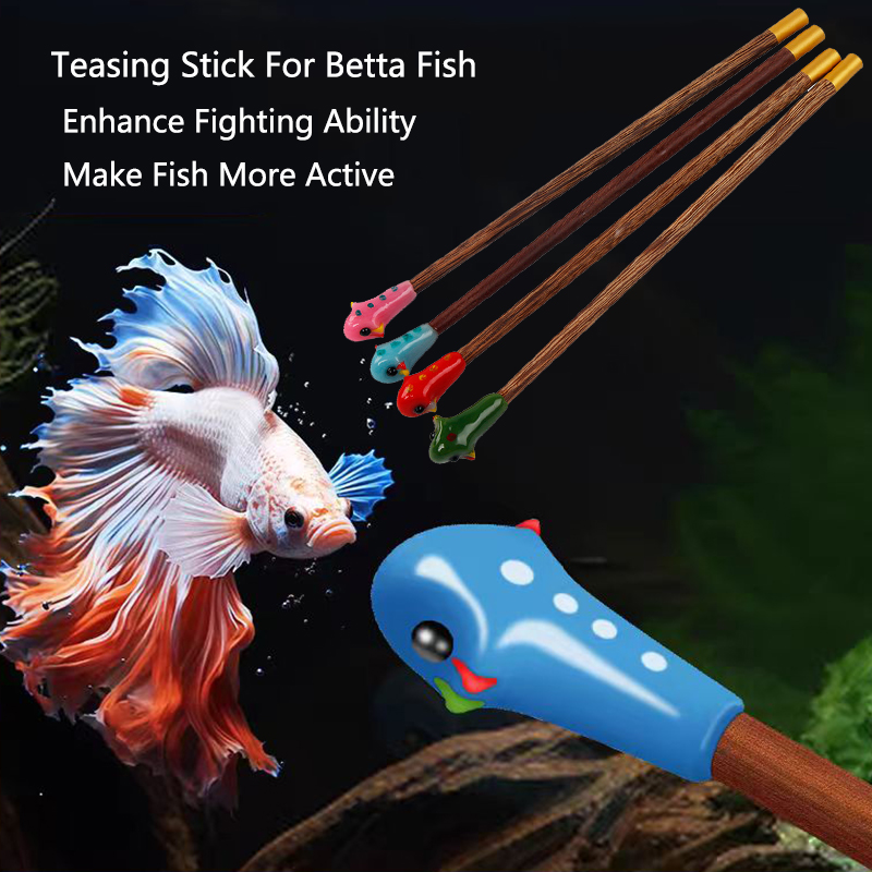 Aquarium Fish For Beginners - Тренировочная палочка для аквариума Betta, деревянная