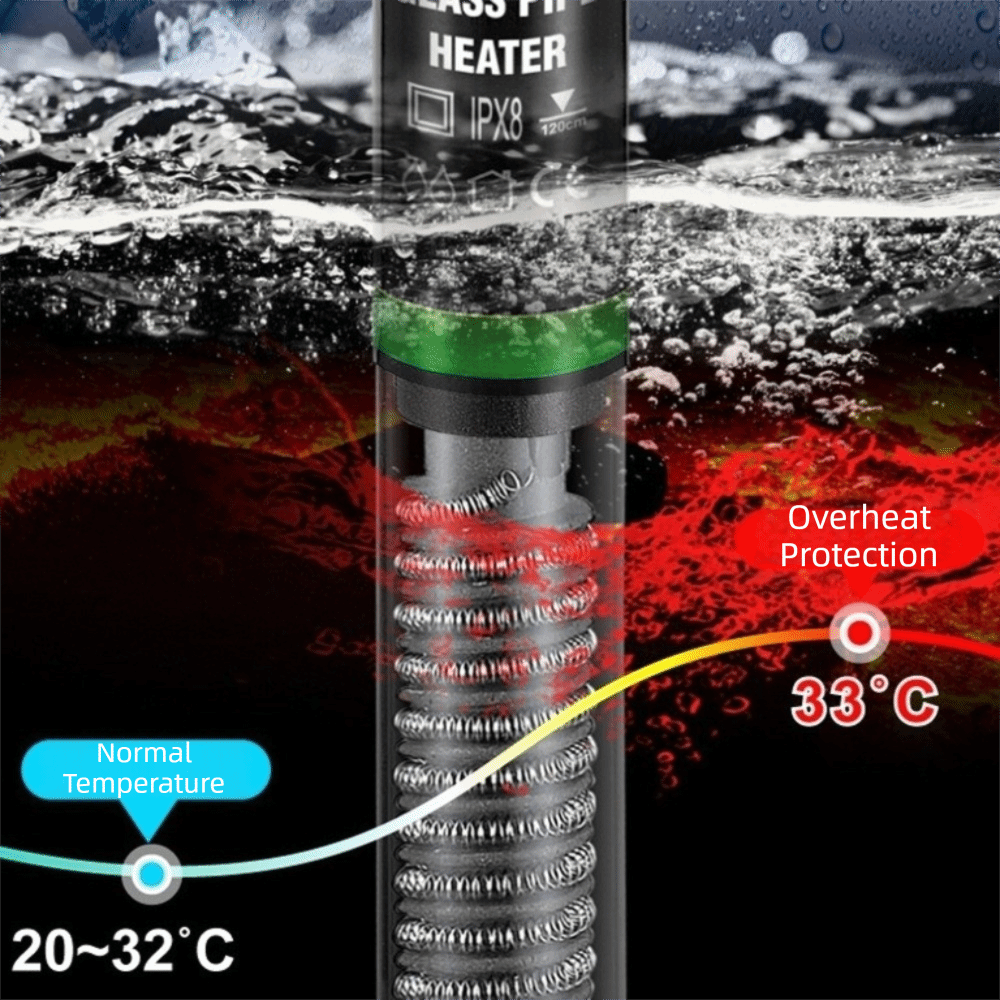 Aquarium Heater Submersible - Погружной нагреватель для аквариума 25-300 Вт