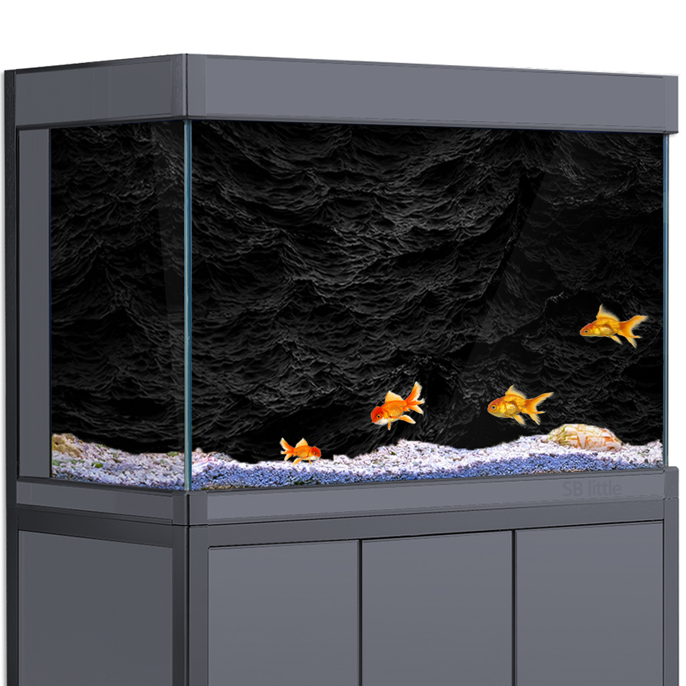 Aquarium Fish Lego - Декоративная наклейка для аквариума, черные кирпичные