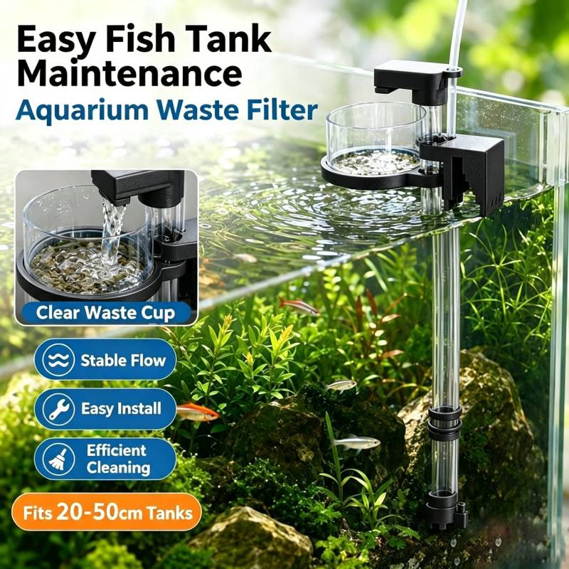 Cleaner Fish Aquarium - Съемный пневматический очиститель для аквариума от