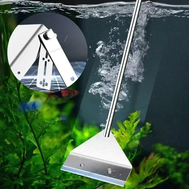 Cleaner Fish Aquarium - Инструмент для чистки аквариума, плоский песок,