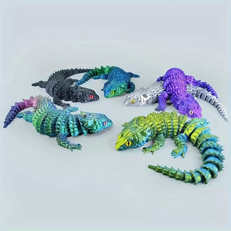 Aquarium Fish To Buy - 3D-печатные соединенные фигурки ящериц, подвижные мультяшные
