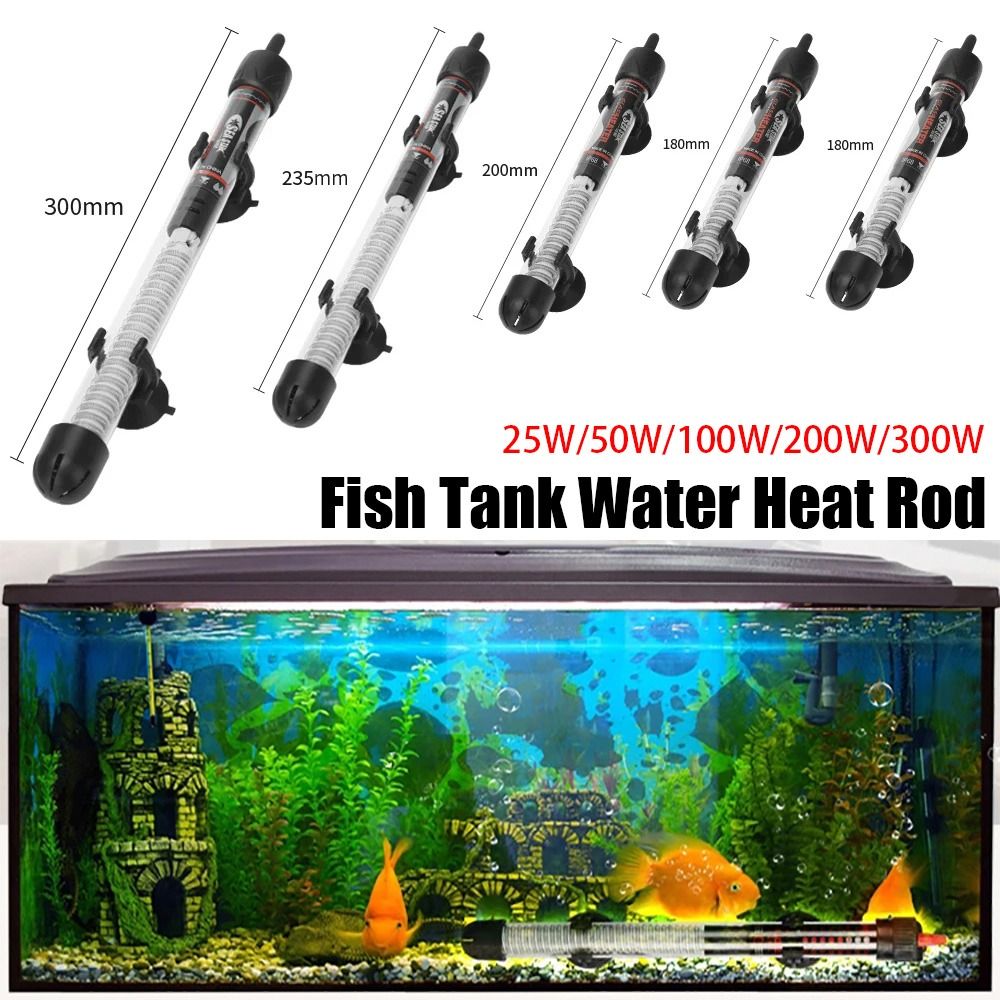 Aquarium Heater Submersible - 1 шт. 25 Вт/50 Вт/100 Вт/200