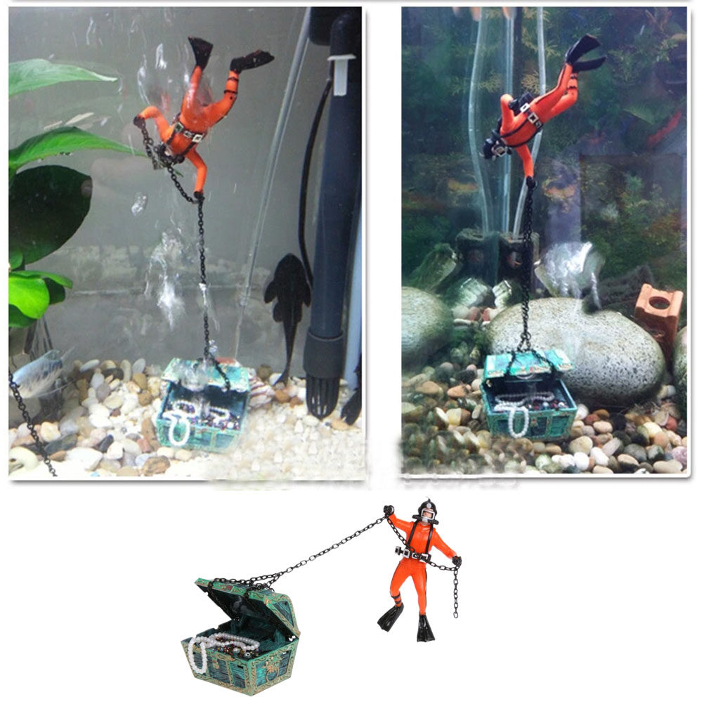 Aquarium Fish Unique - Оранжевый искусственный декор для аквариума в
