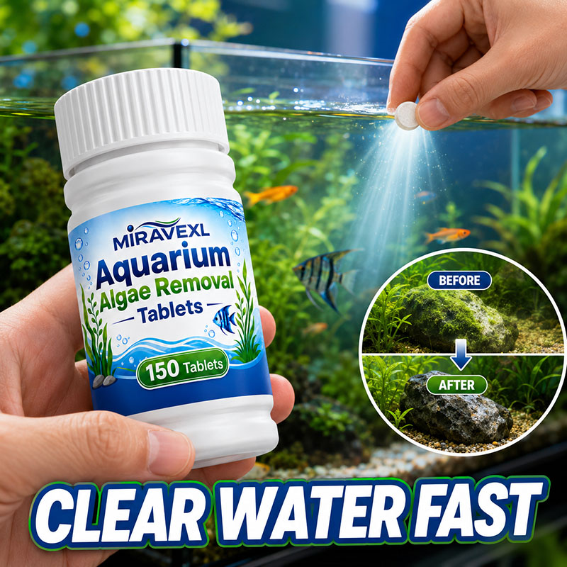 Cleaner Fish Aquarium - Таблетки MIRAVEXL 150 для удаления водорослей