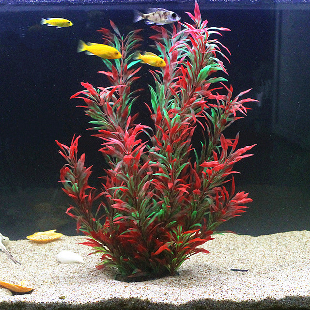 Aquarium Fish To Buy - 50 см искусственный аквариум редкие растения