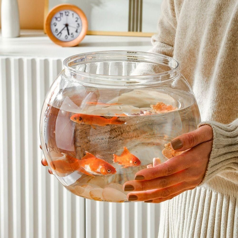 Aquarium Fish For Beginners - Новый прозрачный аквариум, круглый небьющийся аквариум,