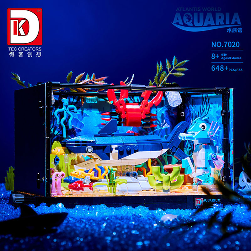 648 шт., экзосистема акулы, та – обзор и цена Aquarium Fish Lego