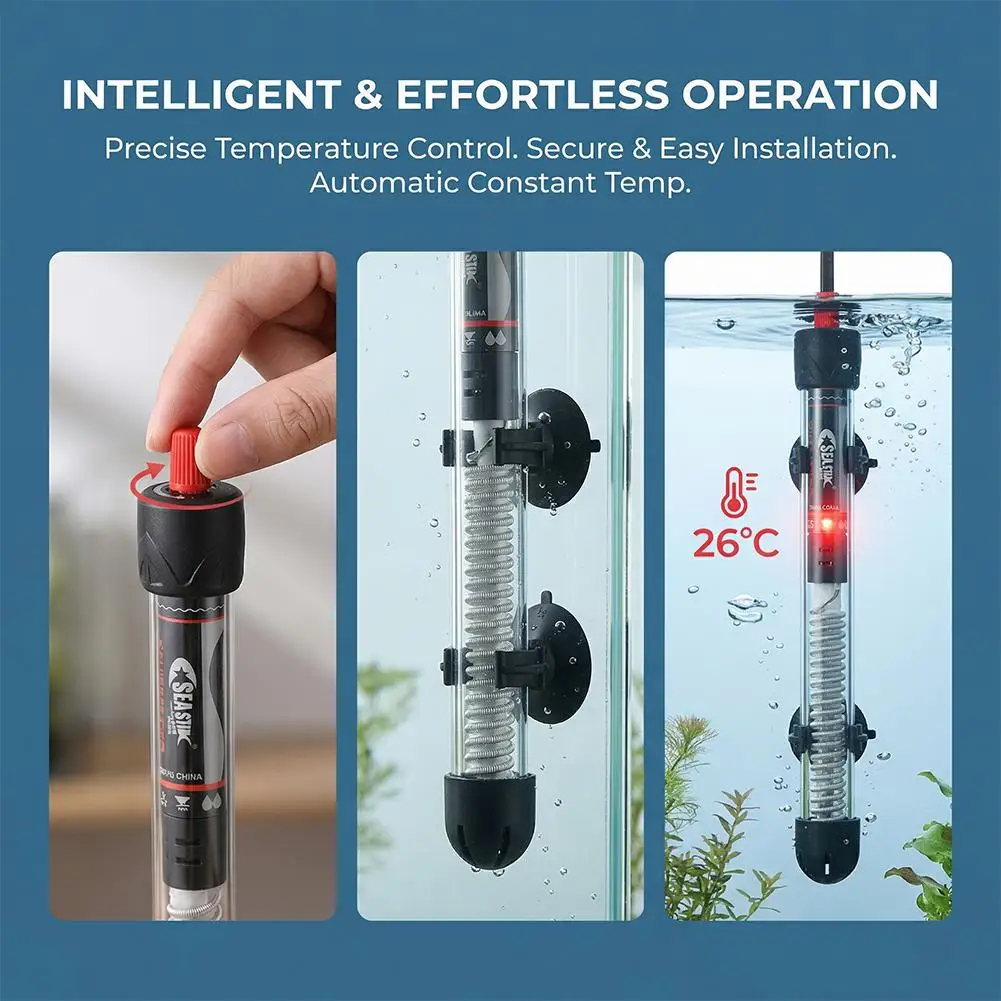 Регулируемый аквариумный нагре – обзор и цена Aquarium Heater Submersible