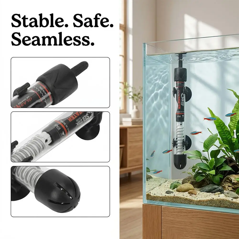 Регулируемый аквариумный нагре – обзор и цена Aquarium Heater Submersible