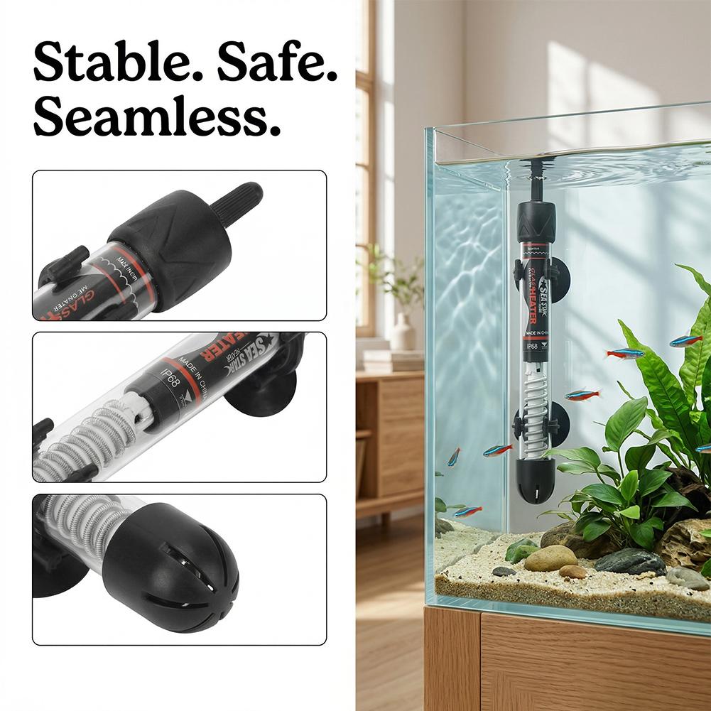 Регулируемый термостат-нагрева – обзор и цена Aquarium Heater Submersible