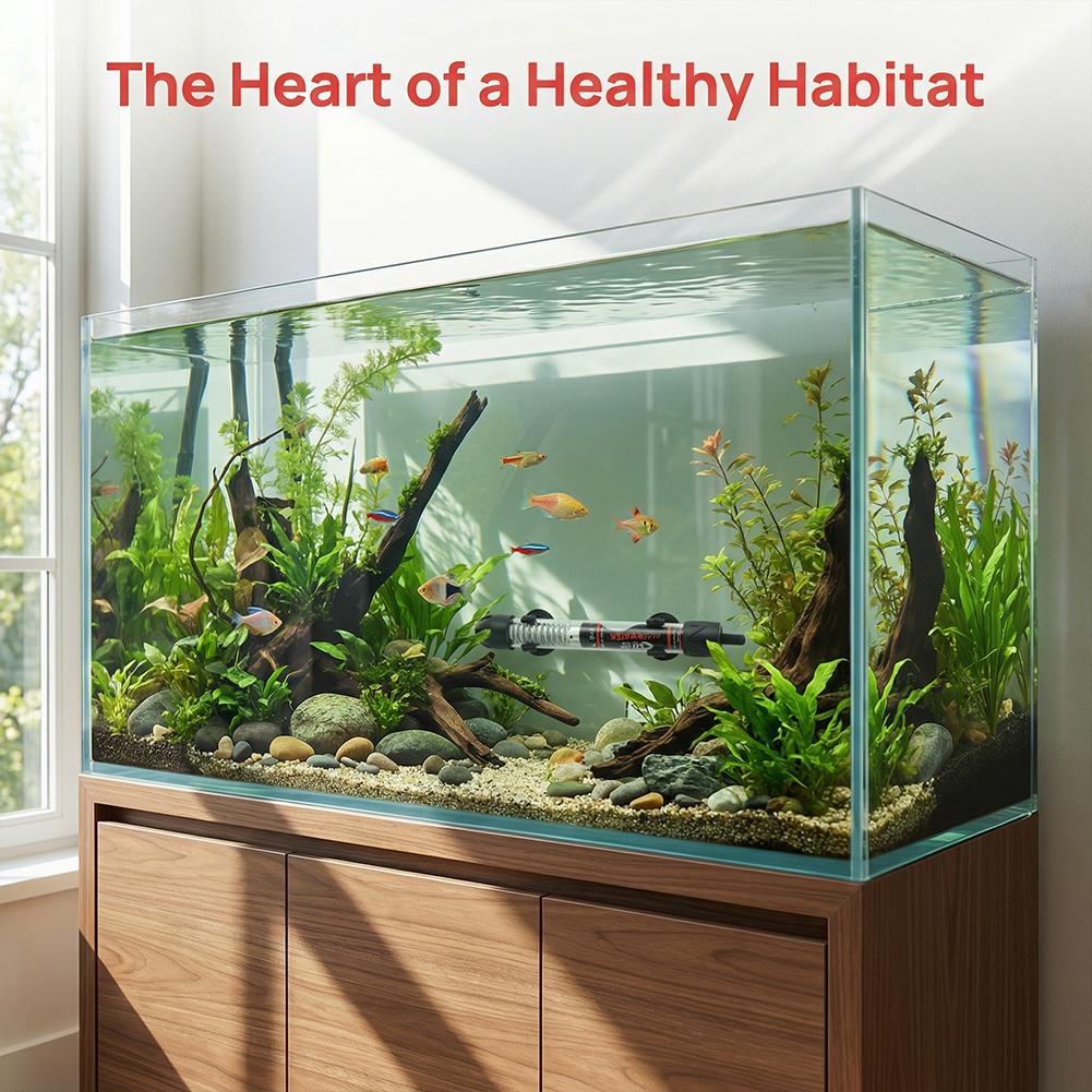 Регулируемый термостат-нагрева – обзор и цена Aquarium Heater Submersible