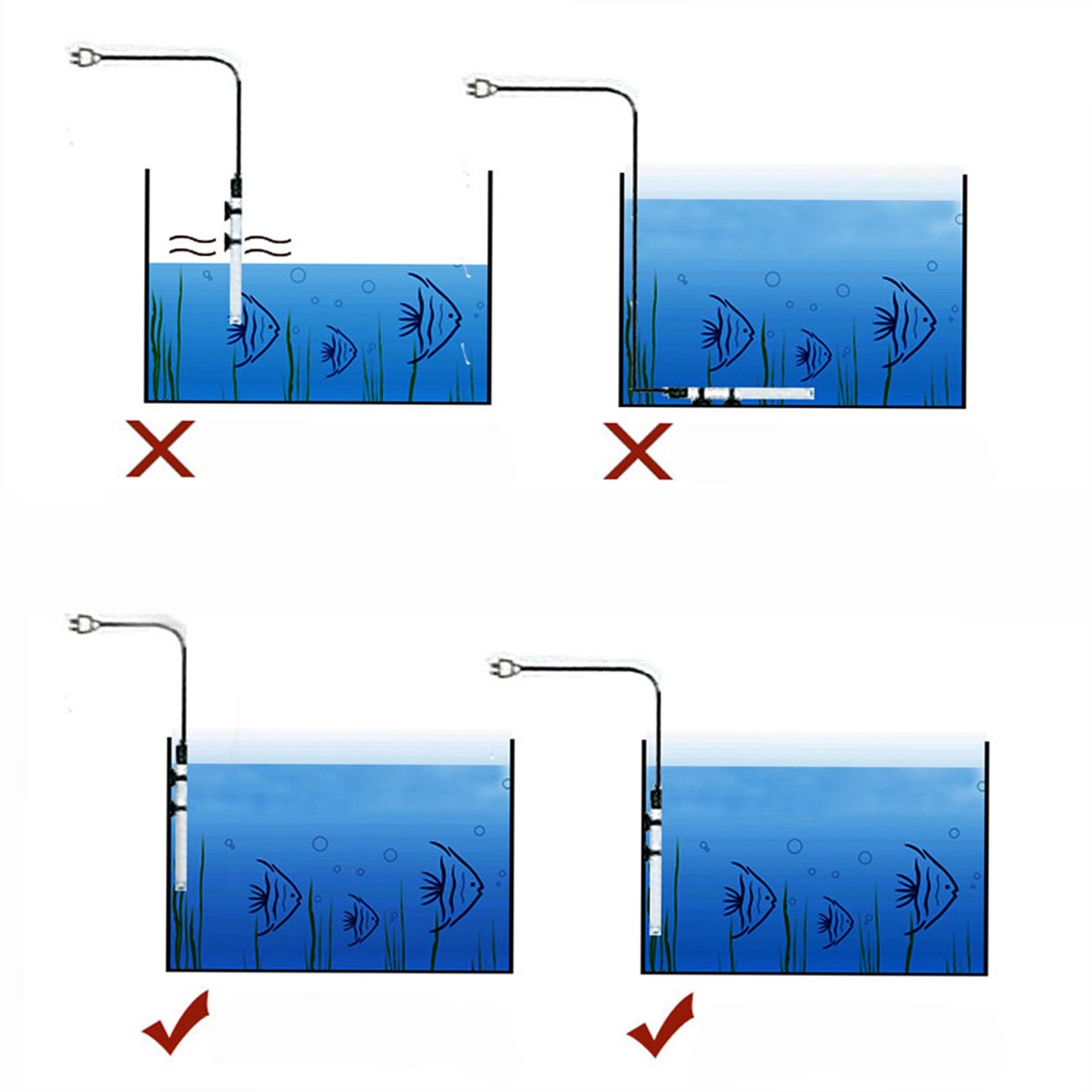 Погружной нагреватель для аква – обзор и цена Aquarium Heater Submersible