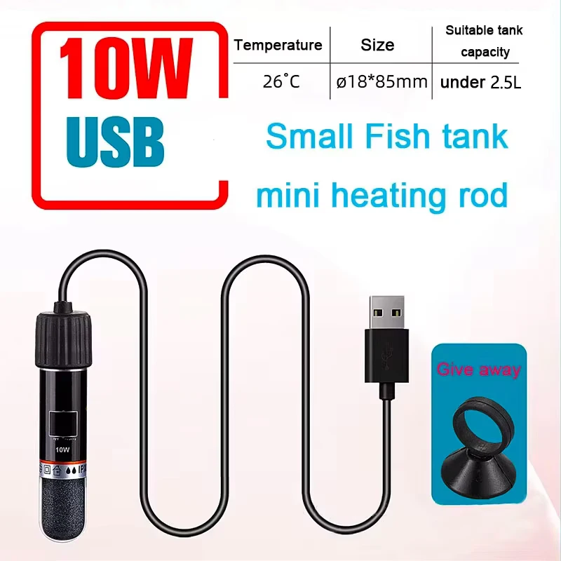 USB Мини-аквариумный нагревате – обзор и цена Aquarium Heater Submersible