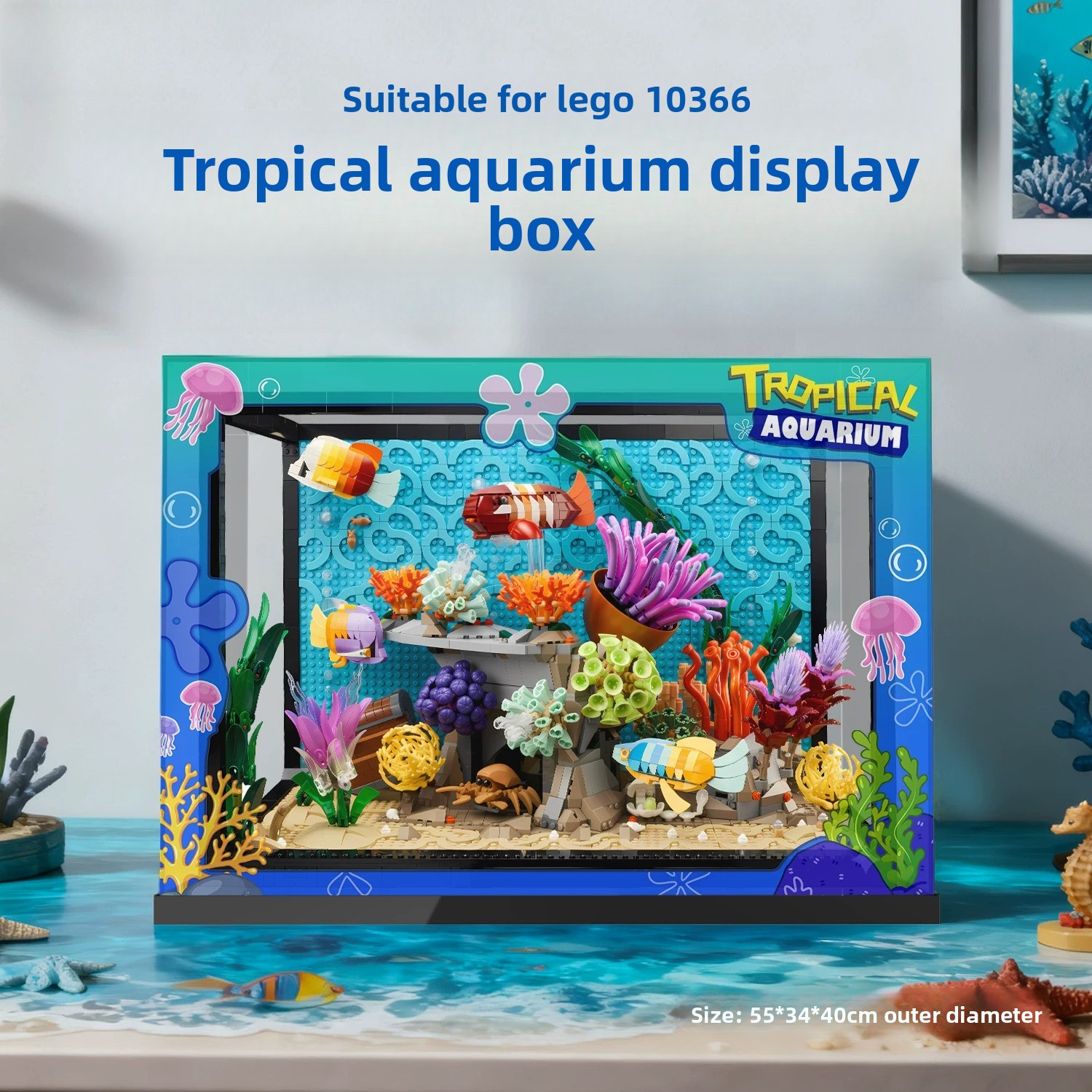 Прозрачный акриловый демонстра – обзор и цена Aquarium Fish Lego