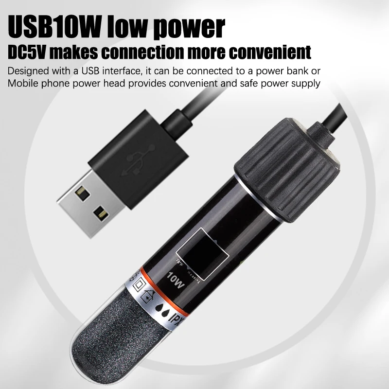 USB 26 ° Погружной нагреватель – обзор и цена Aquarium Heater Submersible