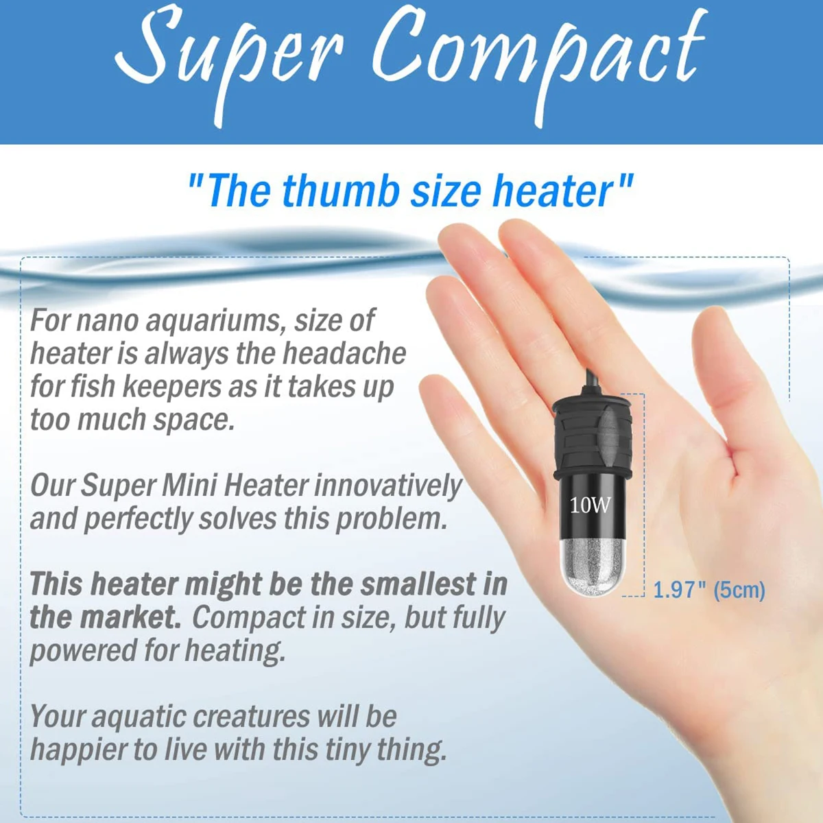 Регулируемый стержень для аква – обзор и цена Aquarium Heater Submersible