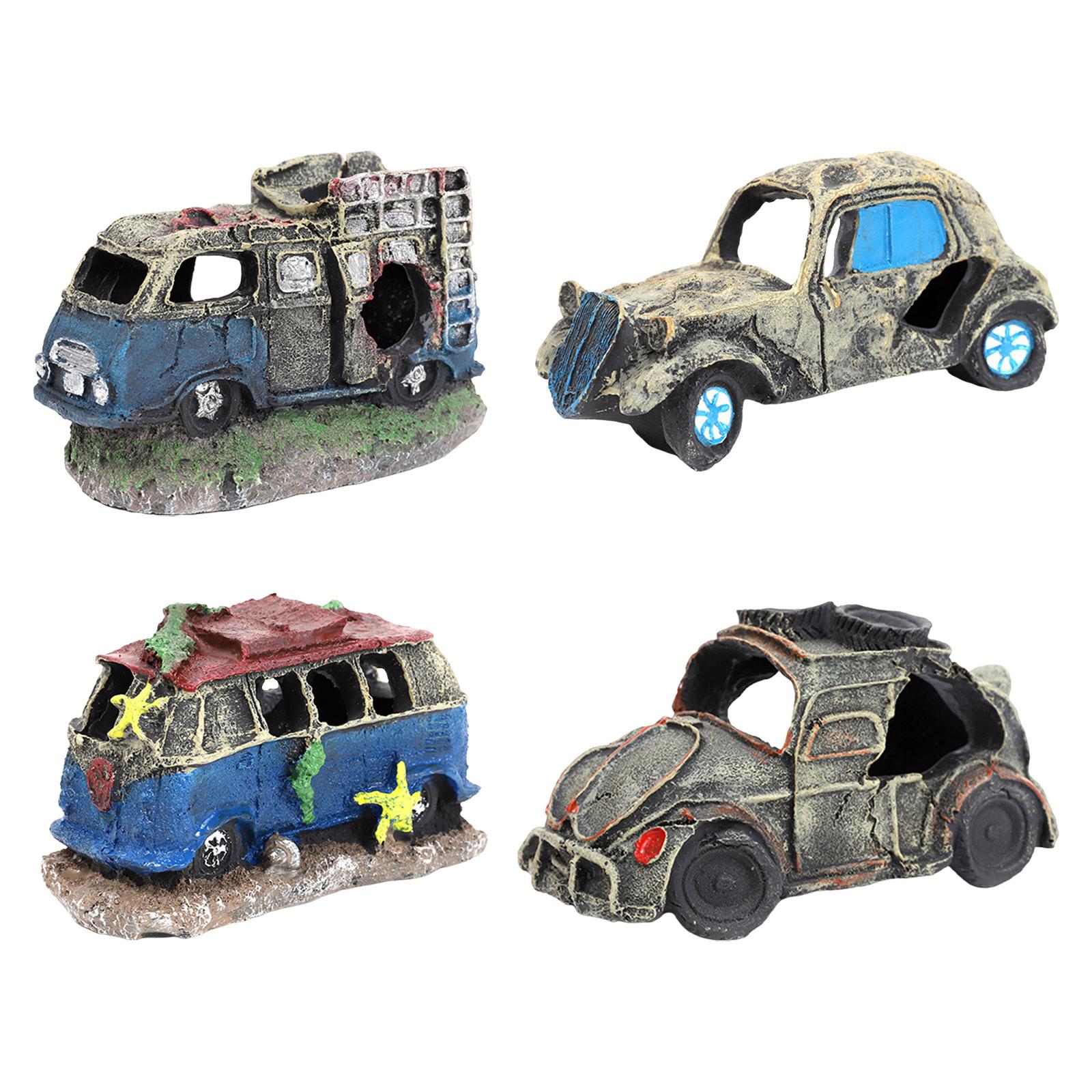 Auto Wreck Aquarium Decoration – обзор и цена Aquarium Fish Unique
