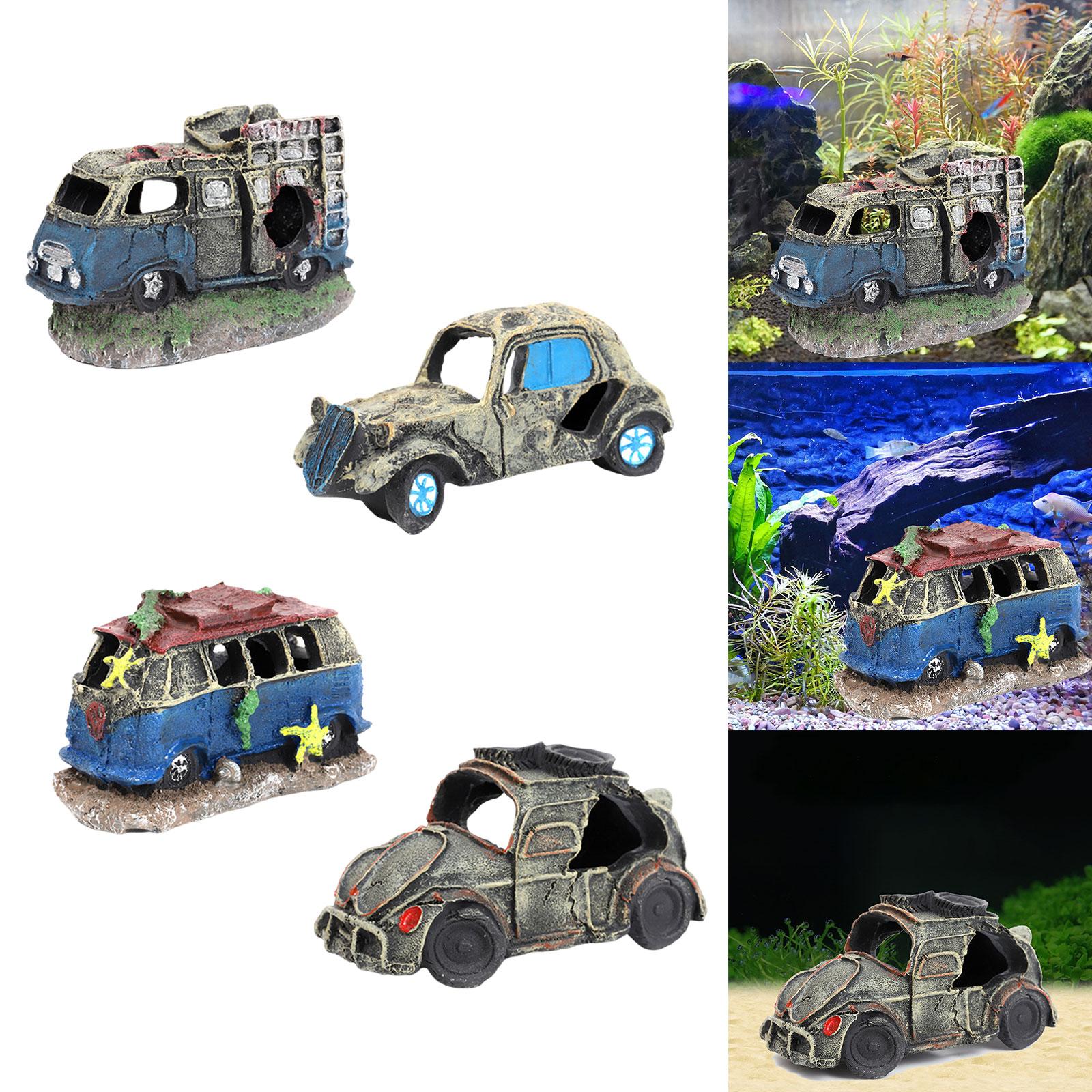 Auto Wreck Aquarium Decoration – обзор и цена Aquarium Fish Unique