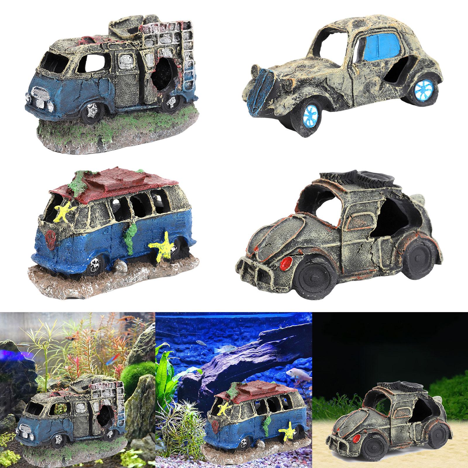 Auto Wreck Aquarium Decoration – обзор и цена Aquarium Fish Unique
